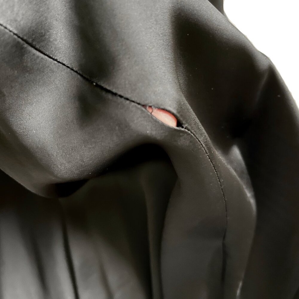 Zara Limited Edition Long Satin Effect Skirt in Black - Picture 14 of 16